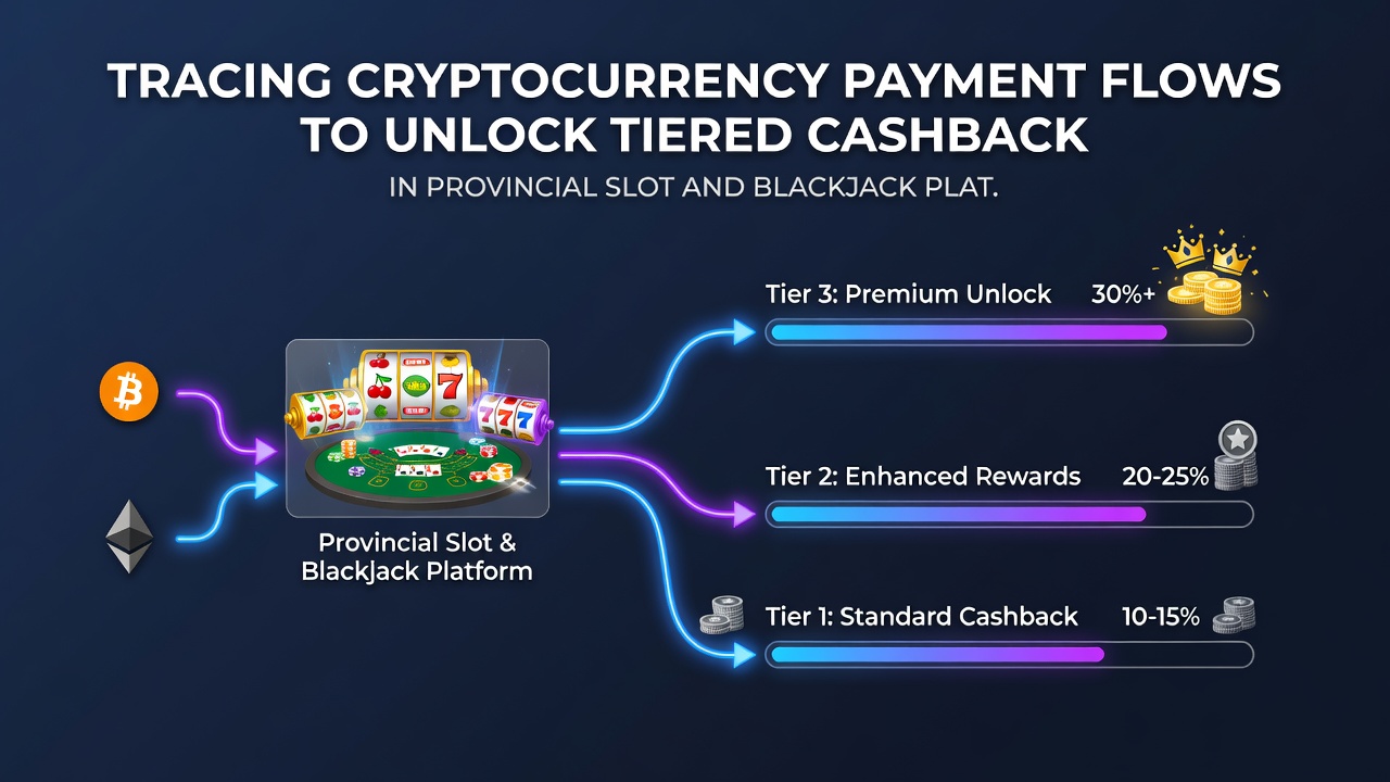 Analytics dashboard showing tier progression from crypto deposits in Canadian gaming platforms